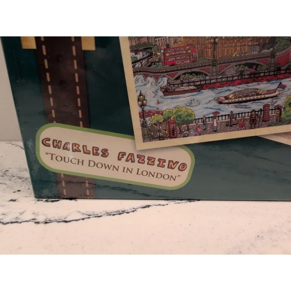 Charles Fazzino Jigsaw Puzzles 1000 Piece Touch Down In London‎ NEW